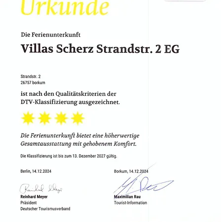 Scherz - Stilvoll, Zentral, Ruhig, Eg * Borkum